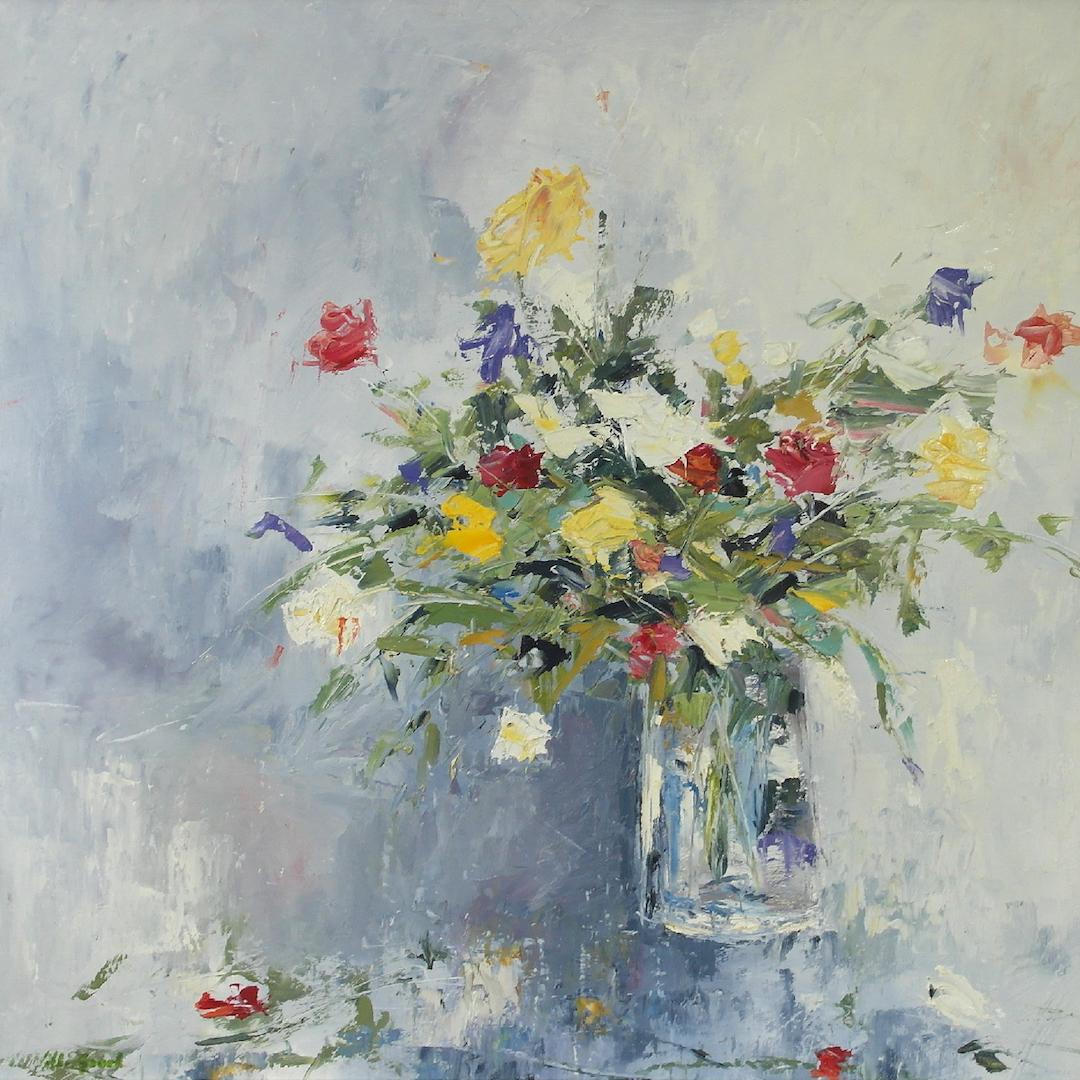 Libbi Gooch Still-Life Painting - Summer Bunch, Still Life Painting, Impressionist Art, 