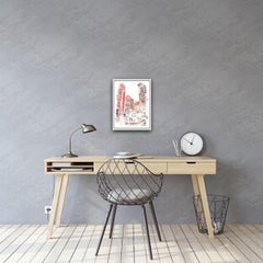 Gary Wing, Lisbon Street, Pittura architettonica originale, Arte accessibile