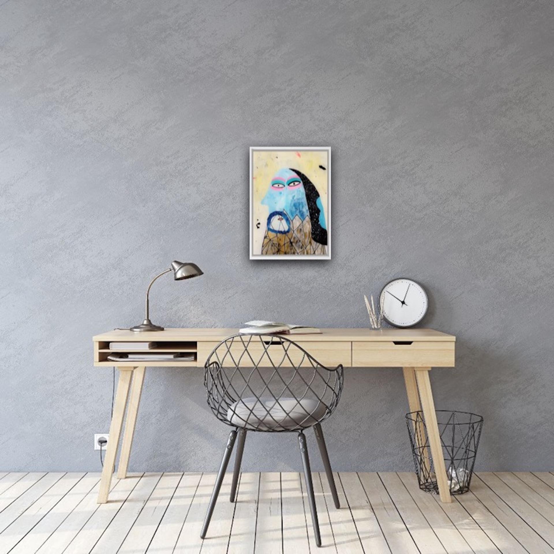 Adam Bartlett, Petit Portrait, Ritratto originale, Arte a prezzi accessibili in vendita 4