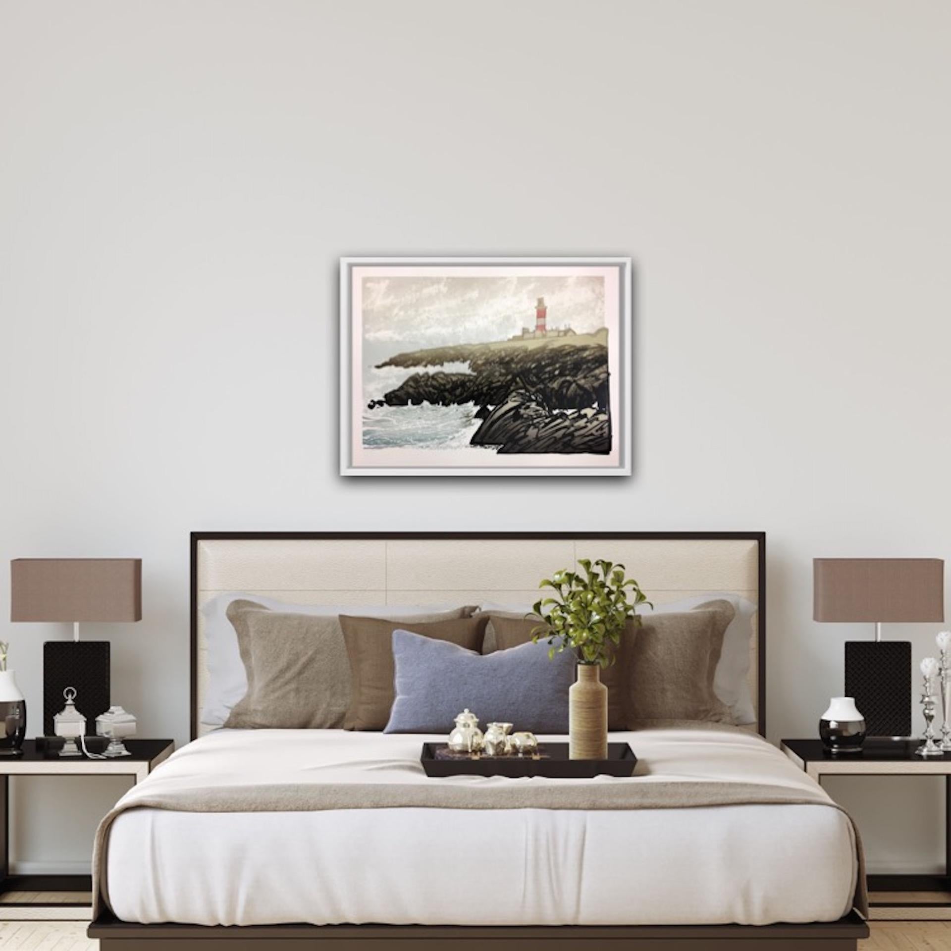 Ian Phillips, Faro, Stampa paesaggio marino in edizione limitata, Arte Costiera, Mare in vendita 6