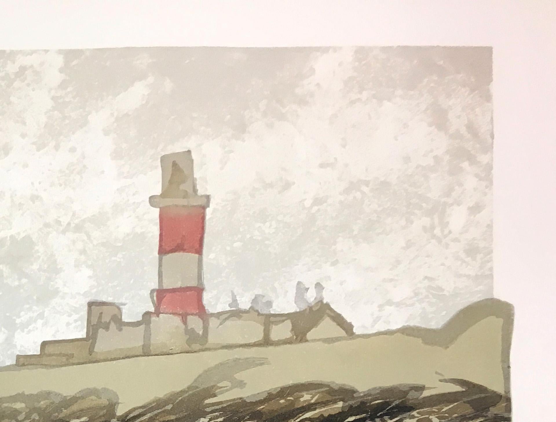Ian Phillips, Faro, Stampa paesaggio marino in edizione limitata, Arte Costiera, Mare in vendita 2