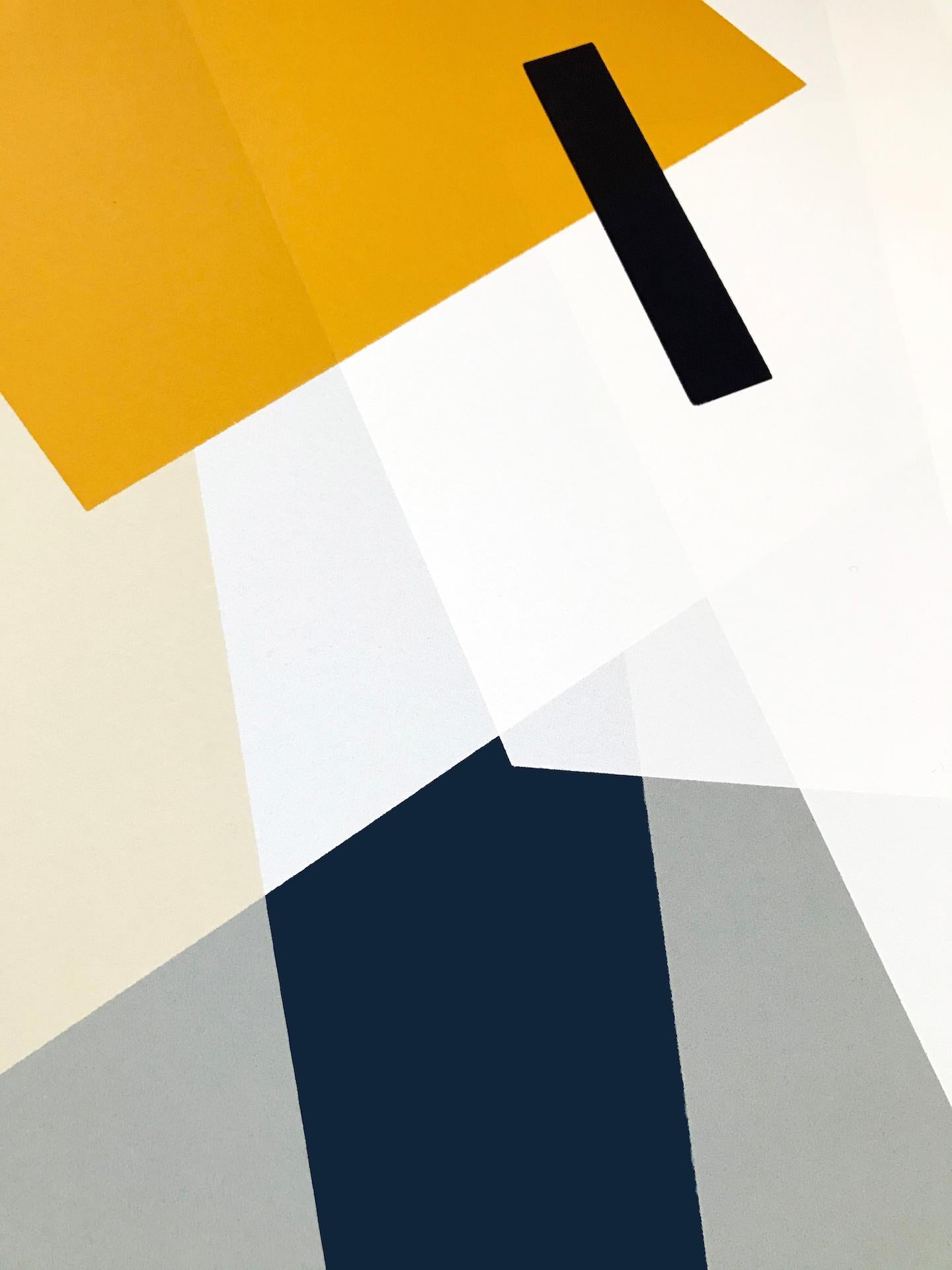 Jonathan Lawes, Caletta, Impression géométrique en édition limitée, Art abstrait brillant en vente 3