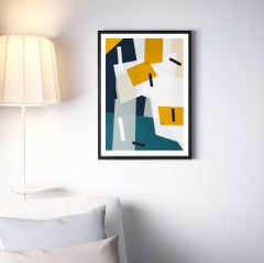 Jonathan Lawes, Caletta, Limited Edition Geometric Print, Bright Abstract Art