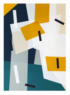 Jonathan Lawes, Caletta, Stampa geometrica in edizione limitata, Arte astratta luminosa
