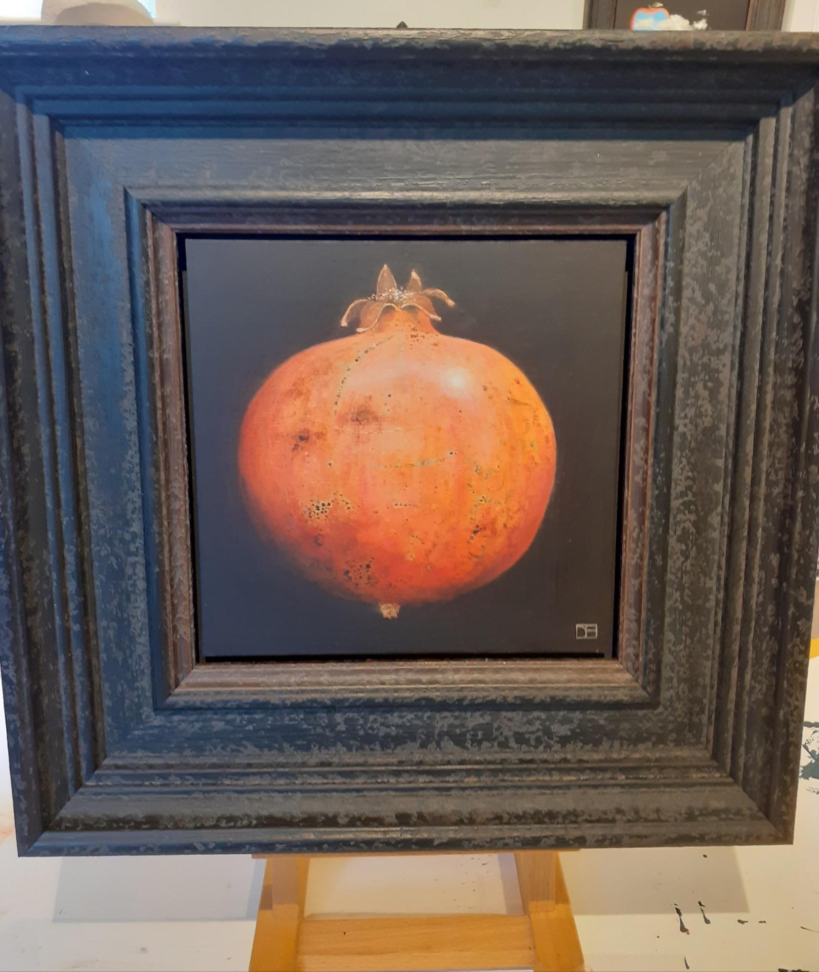 Dani Humberstone
Pomegranate
Original oil painting, still life, fruit
Oil paint on canvas
Sheet/Canvas Size: 20 cm x 20 cm x 1 cm
Framed Size: 31 cm x 31 cm x 4 cm
Sold Framed (Dark textured wood frame)
Free Shipping
Please note that insitu images