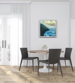 Suzanne Winn, Whitehead Sands III, Original Meereslandschaftsgemälde, erschwingliche Kunst