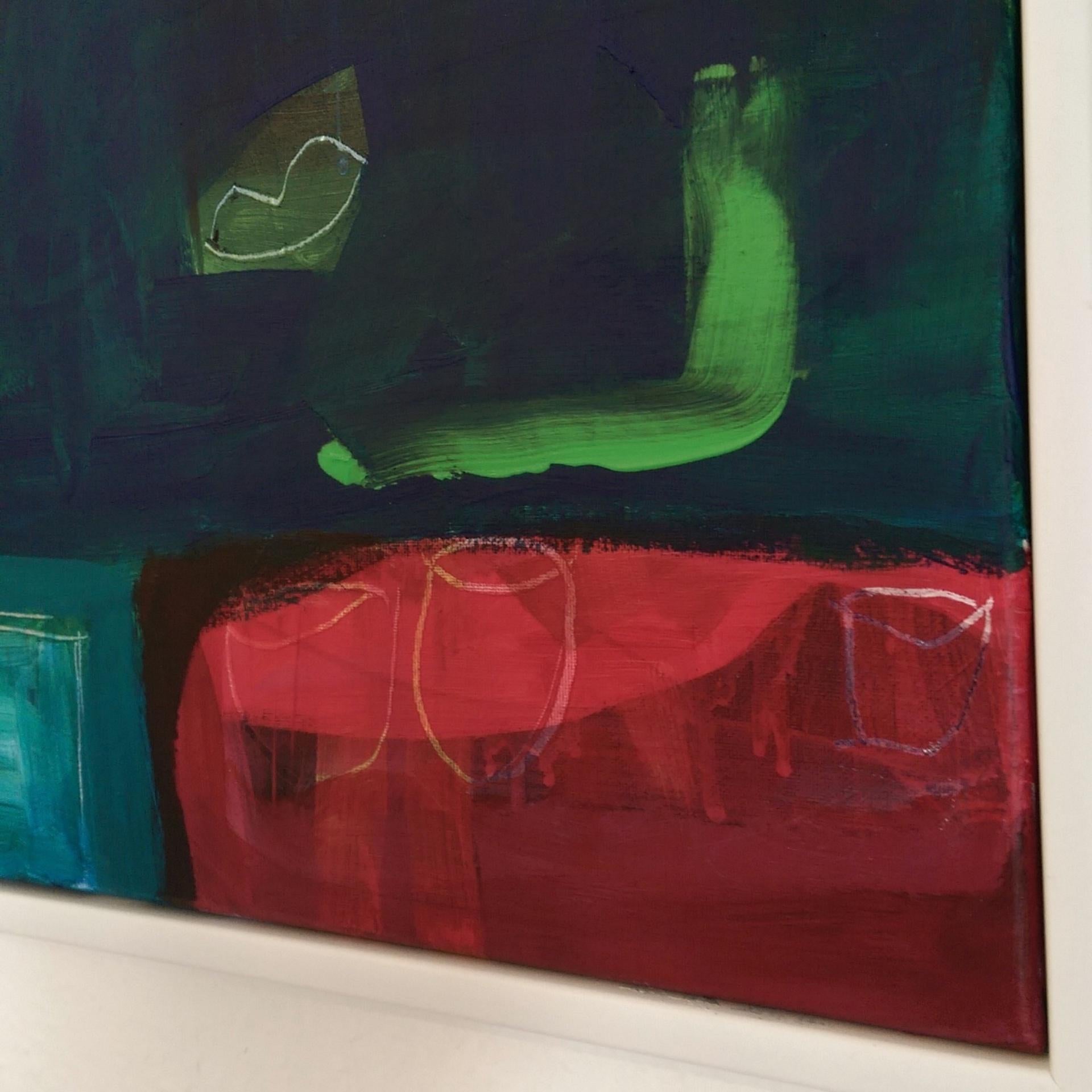 Diane Whalley, Nights on the Veranda, Original Abstract Painting, Bright Art 6