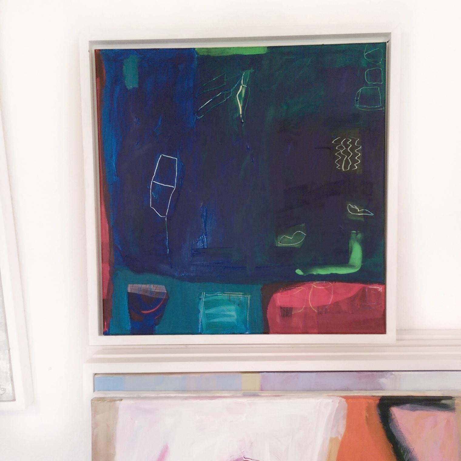 Diane Whalley, Nights on the Veranda, Original Abstract Painting, Bright Art 3