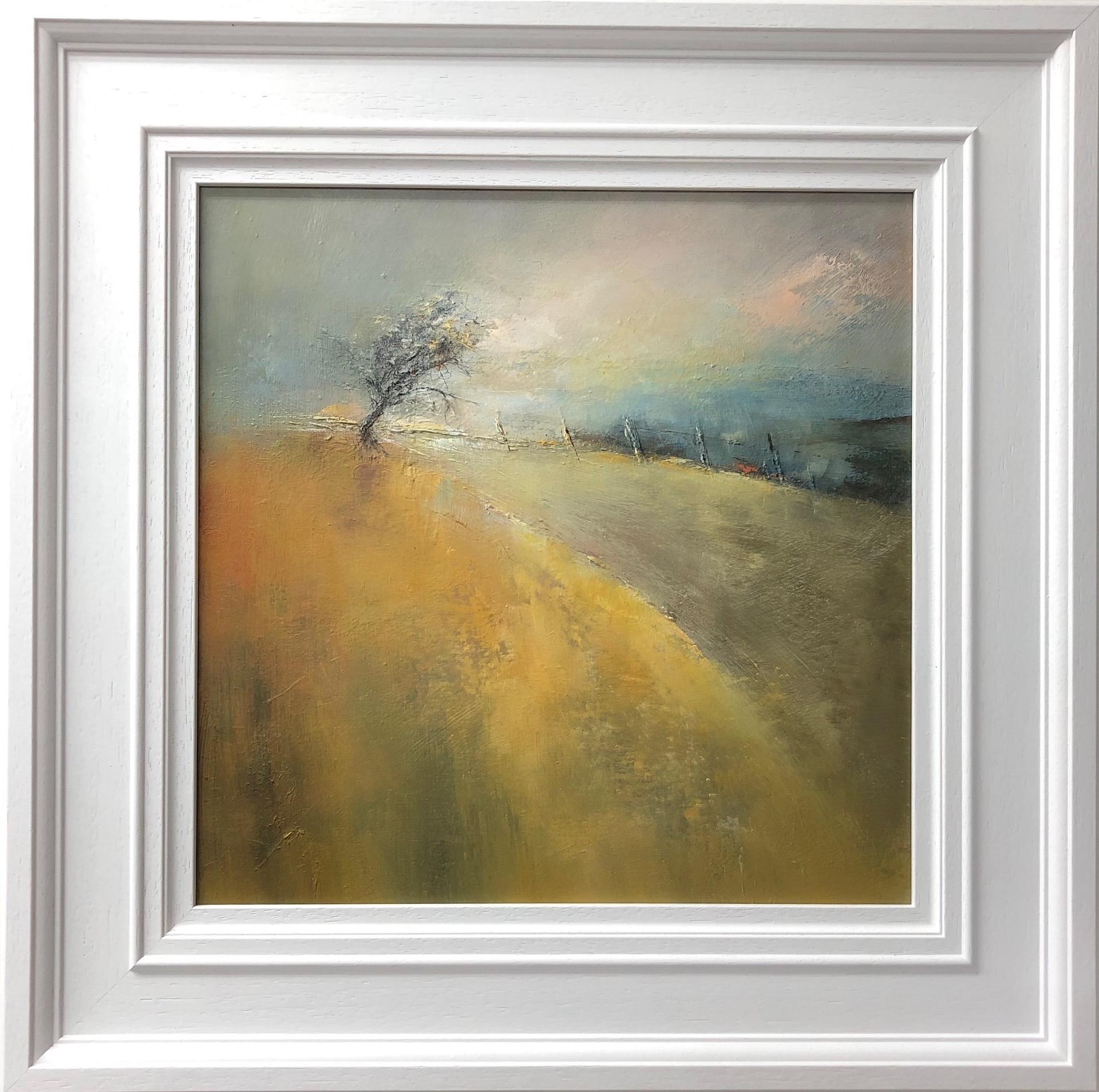 Shirley Kirkcaldy, Waiting for Spring, Original Landscape Painting, Natural Tree