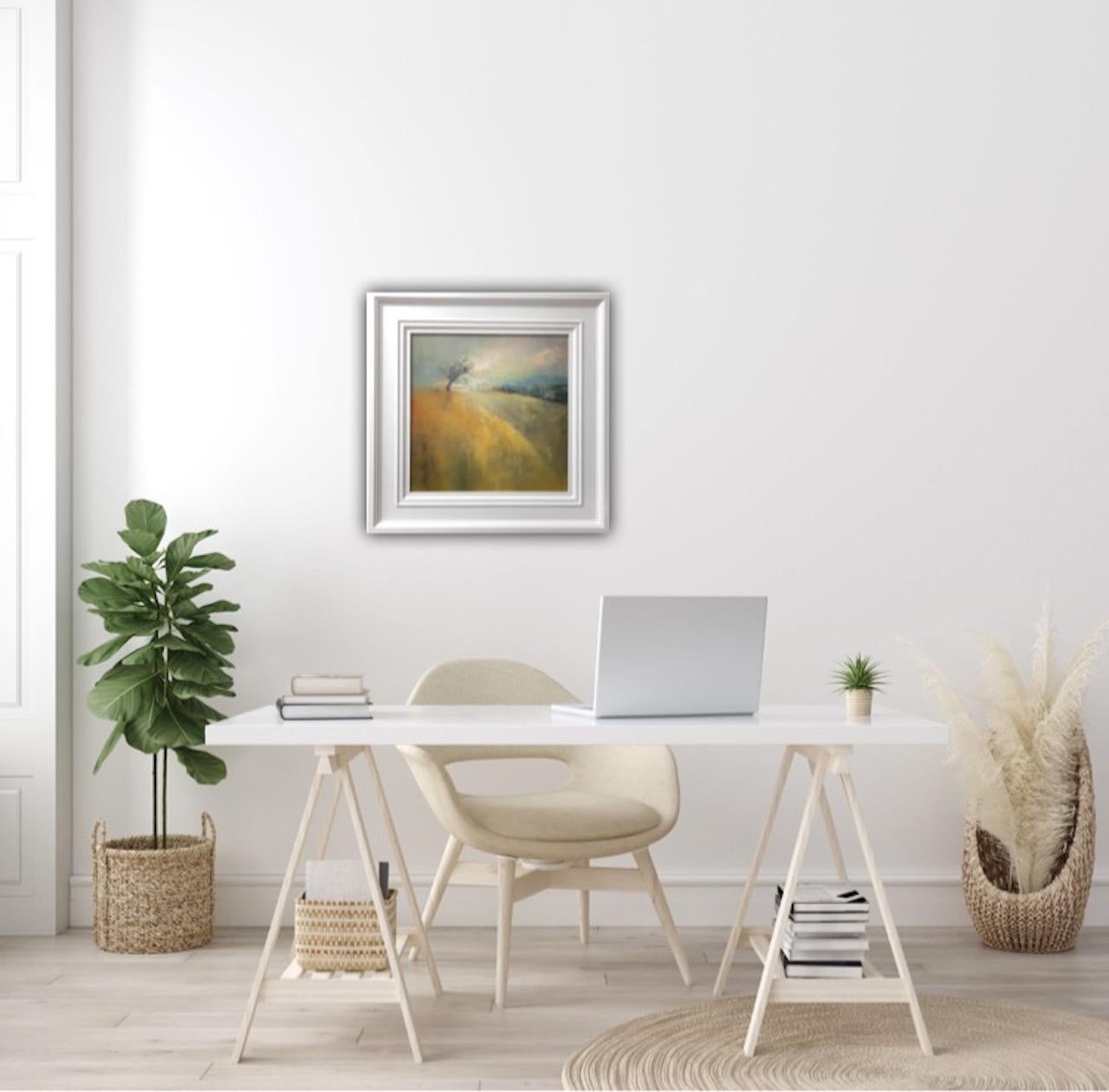 Shirley Kirkcaldy, Esperando la primavera, Pintura original de paisaje, Árbol natural en venta 2