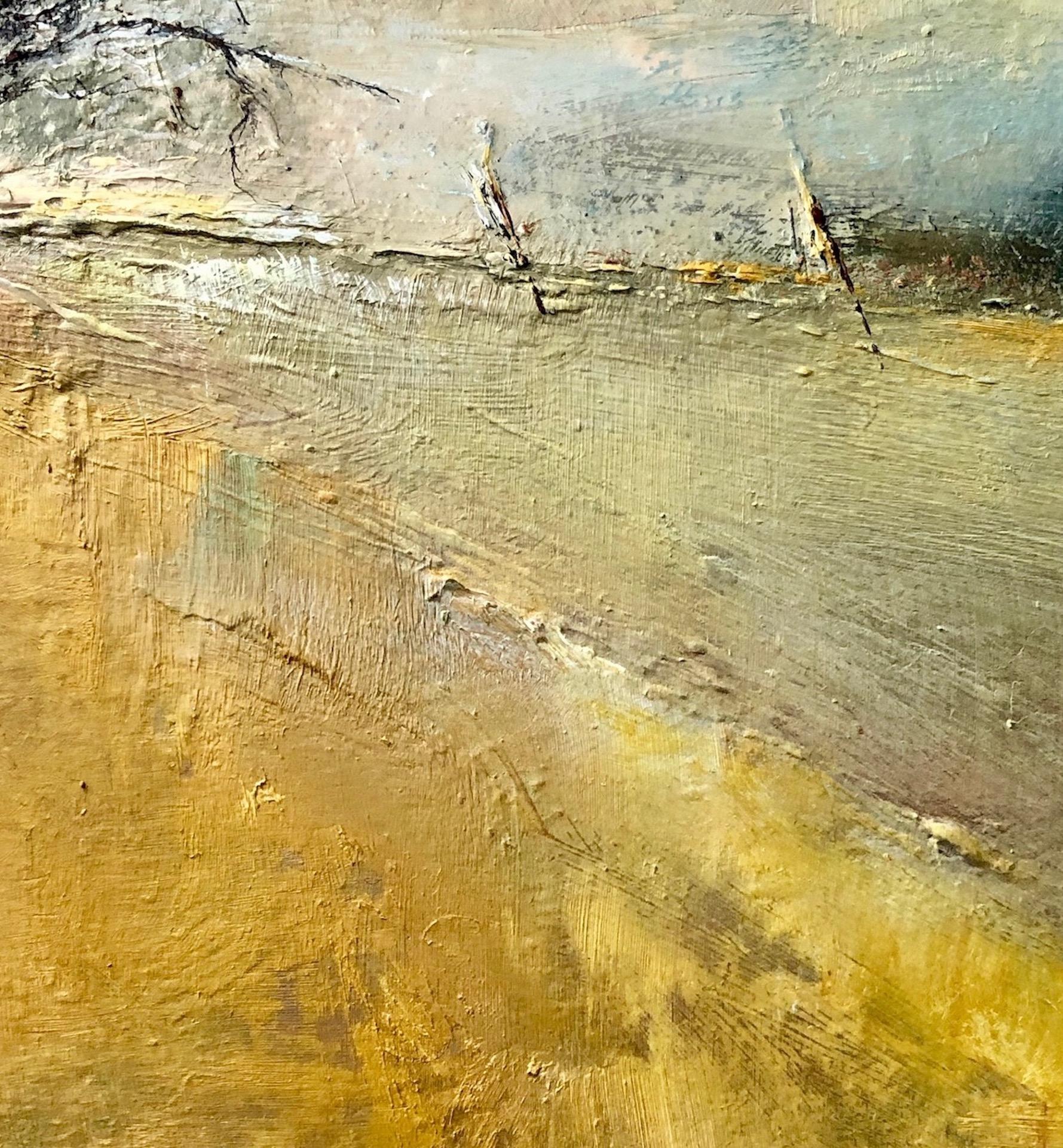 Shirley Kirkcaldy, Esperando la primavera, Pintura original de paisaje, Árbol natural en venta 5