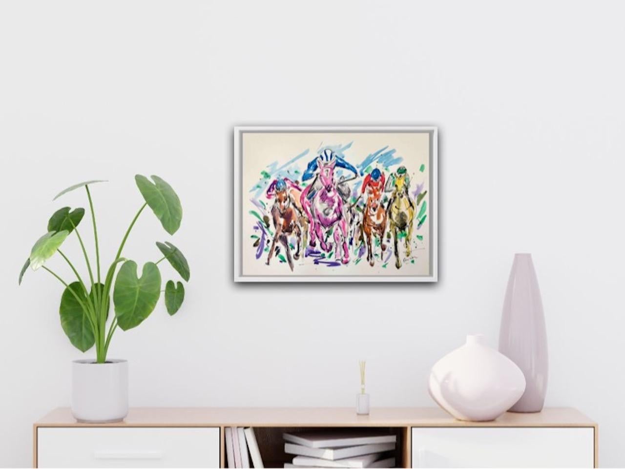 impressionist horse racing paintings