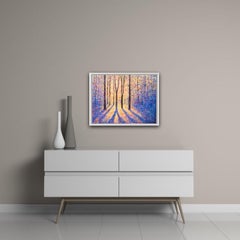 Lee Tiller, Fine del giorno, Pittura originale di paesaggio, Opera d'arte impressionista