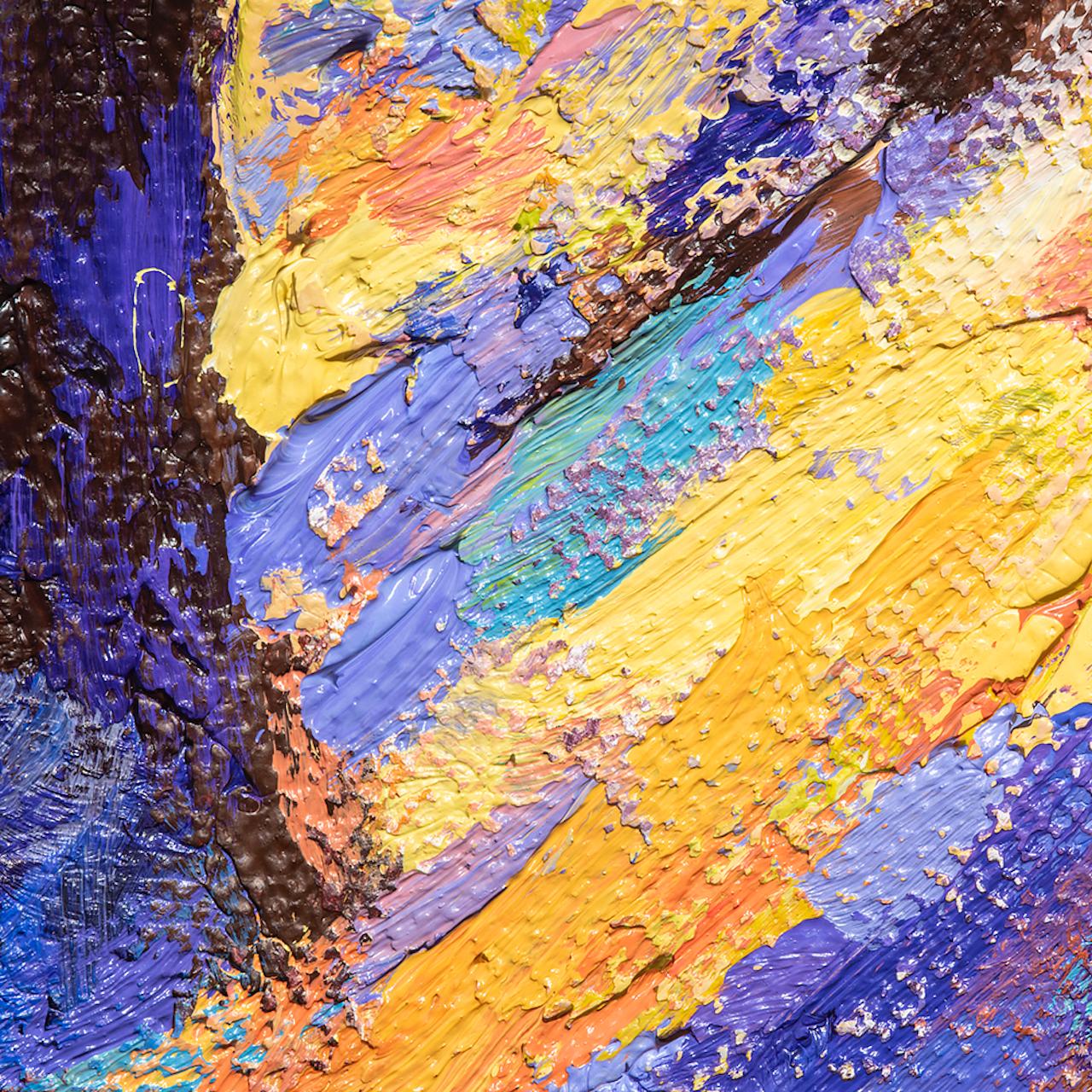 Lee Tiller, Fin del día, Pintura original de paisaje, Obra de arte impresionista en venta 5