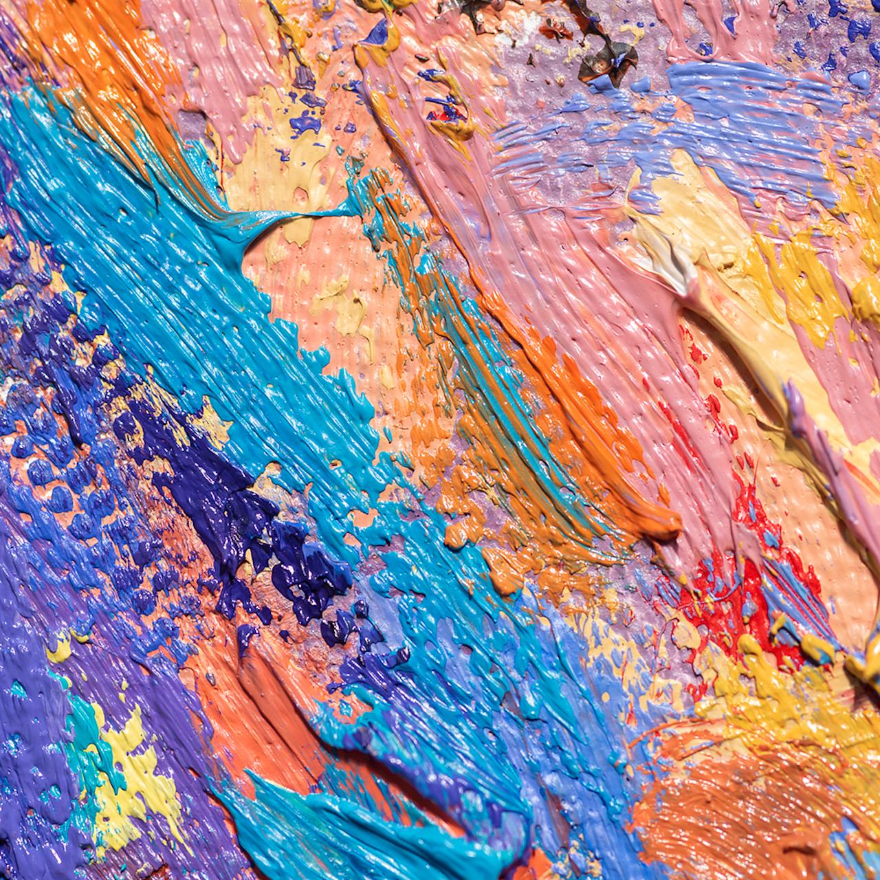 Lee Tiller, Fin del día, Pintura original de paisaje, Obra de arte impresionista en venta 3