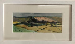 Rosie Phipps Bright Day, Original Watercolour Landscape Painting, Affordable Art