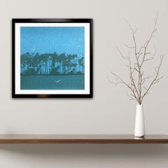 Swoop, Anna Harley, Contemporary Landscape Print, Minimalist Affordable Art