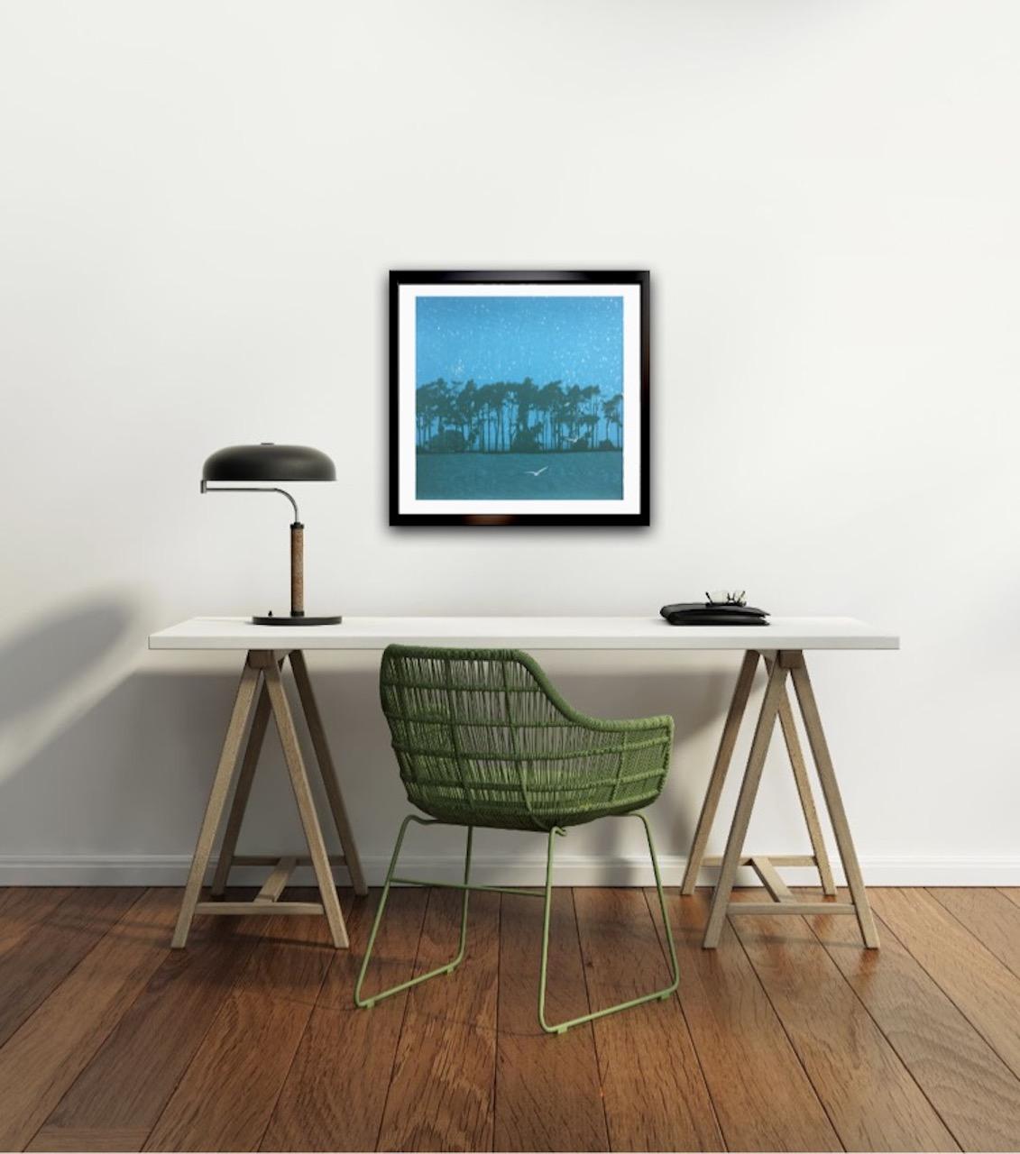 Swoop, Anna Harley, Contemporary Landscape Print, Minimalist Affordable Art For Sale 3