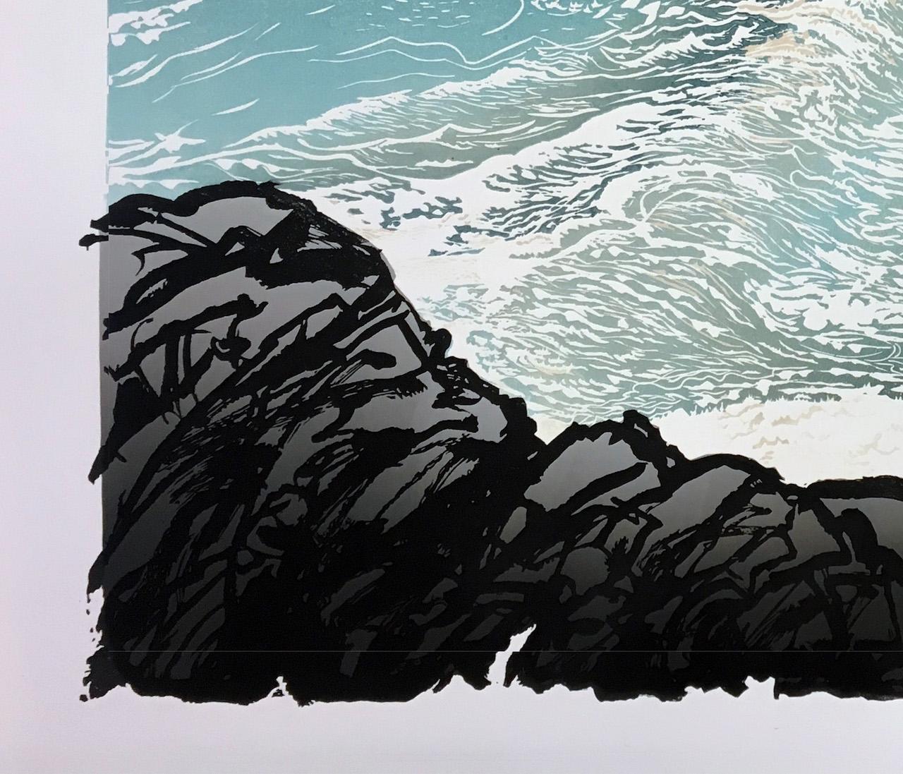 Ian Phillips, North Shore Swell, Limited Edition Seascape Print, Contemporary For Sale 2