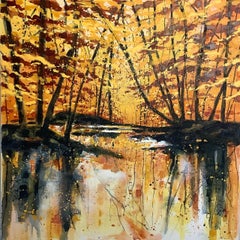 Adele Riley, Here with Me, Original Landscape Art, Contemporary Impressionism