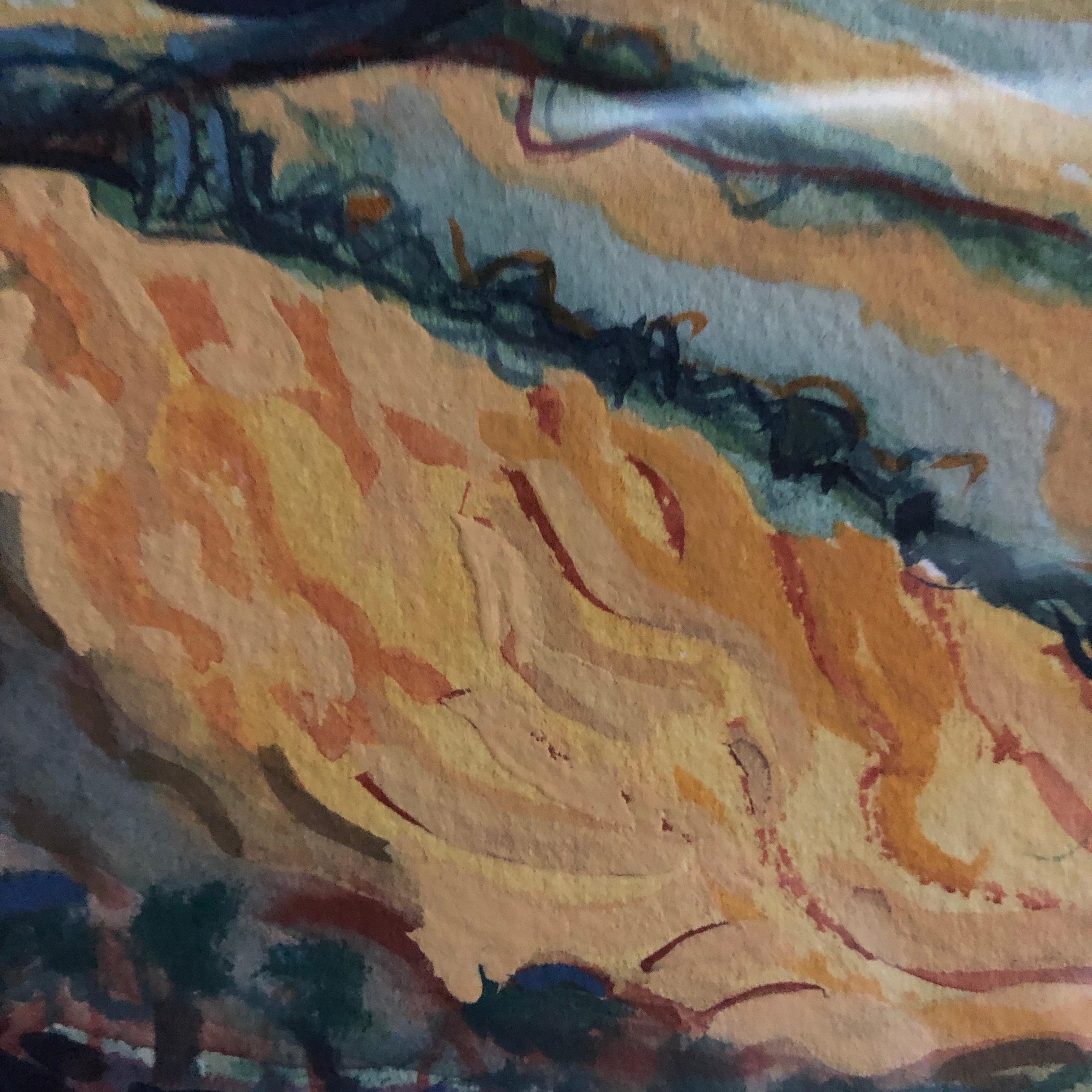 Rosie Phipps, Rain Storm, Original Watercolour Painting, Landscape Artwork 3