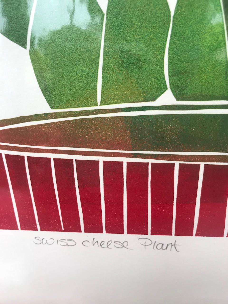 Kerry Day, plante à fromage suisse, imprimé en édition limitée, art floral, Bright Art en vente 4
