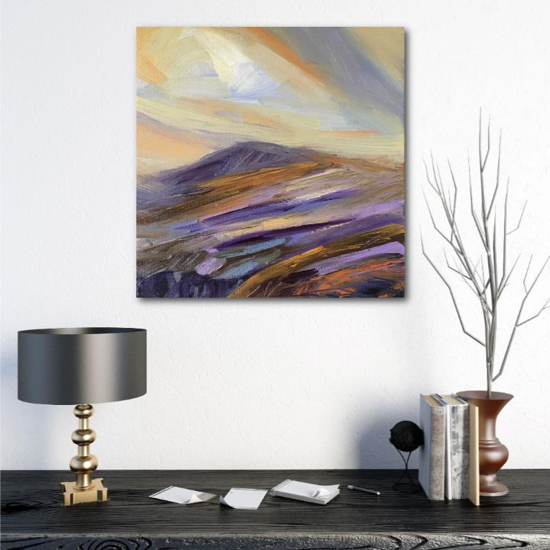 abstract mountain paintings