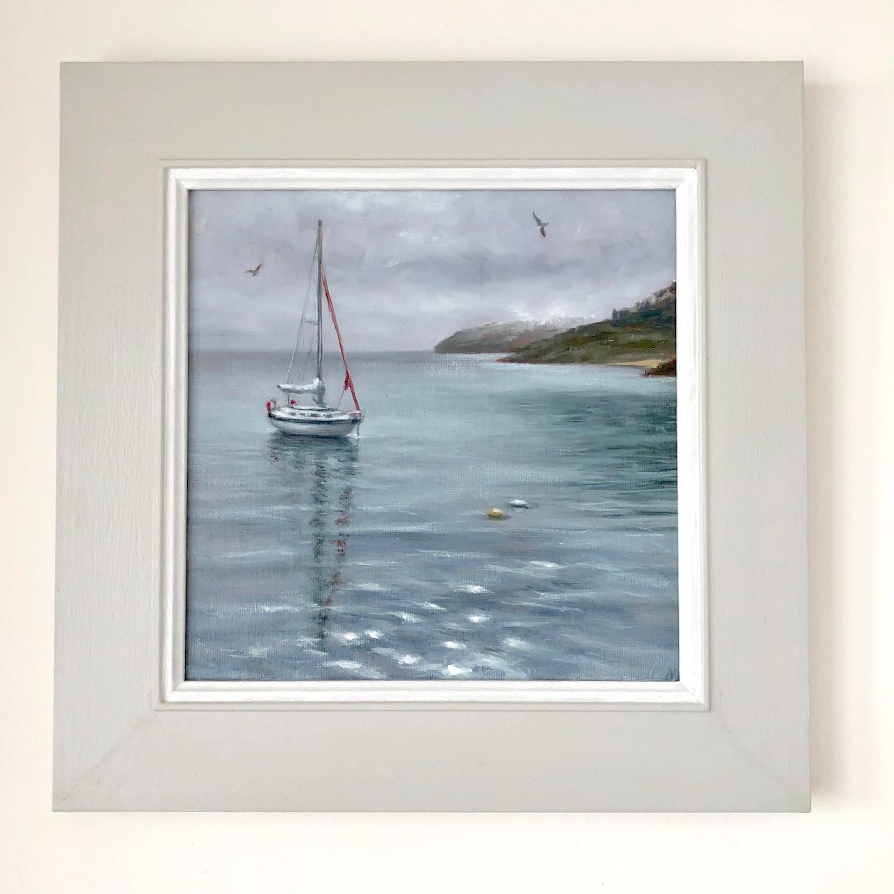 Marie Robinson
Calm Mooring
Original Still Life Painting
Oil Paint on Board
Board Size: H 20cm x W 20cm x D 0.5cm
Image size: H 19 cm x W 19cm x D 0.5cm
Framed Size: H 29cm x W 29cm x D 2cm
Sold Framed in a Light Grey Box Frame
Please note that