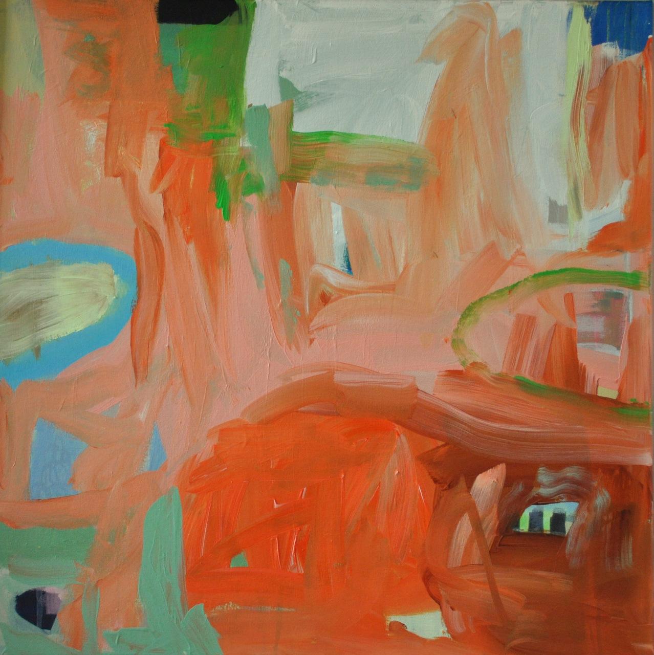 Diane Whalley, A Taste of Summer, Original Bright Abstract Art, Happy Art