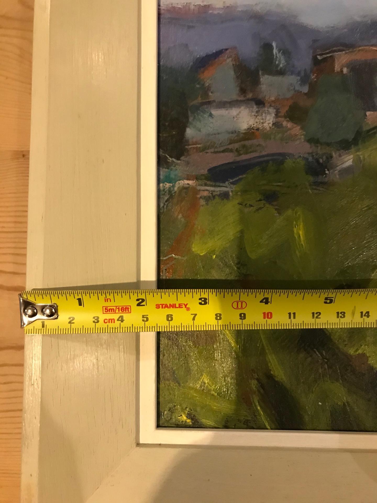 Lucy Powell, Reillane from the Other Side, Original Abstract Landscape Painting For Sale 2