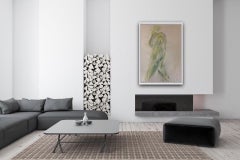 Judith Brenner, Rich Standing 1, Original figurative Zeichnung, Nacktes Gemälde