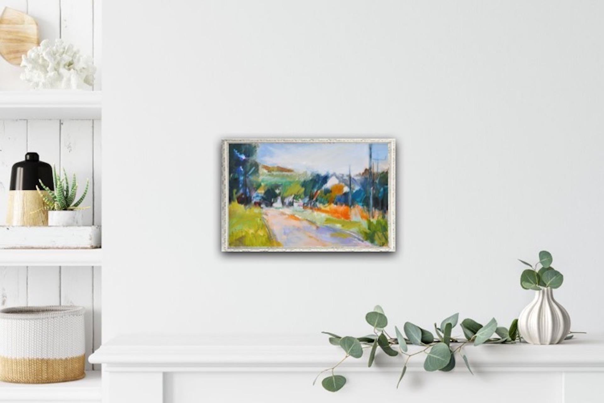 Lucy Powell, The Road to the Studio, Original Expressionist Landscape 1