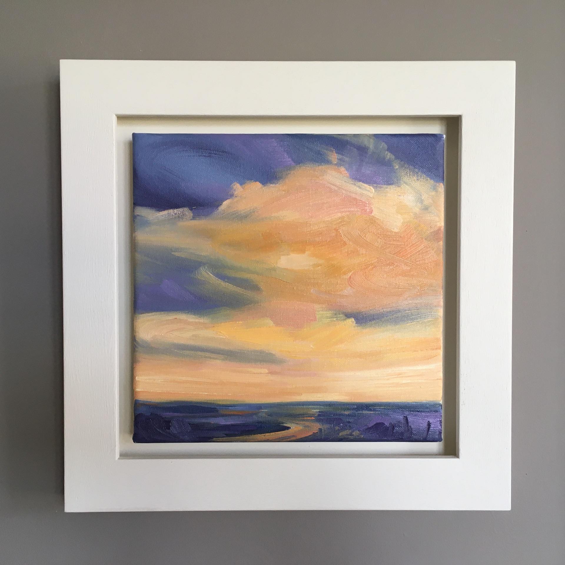 landscape painting sunset