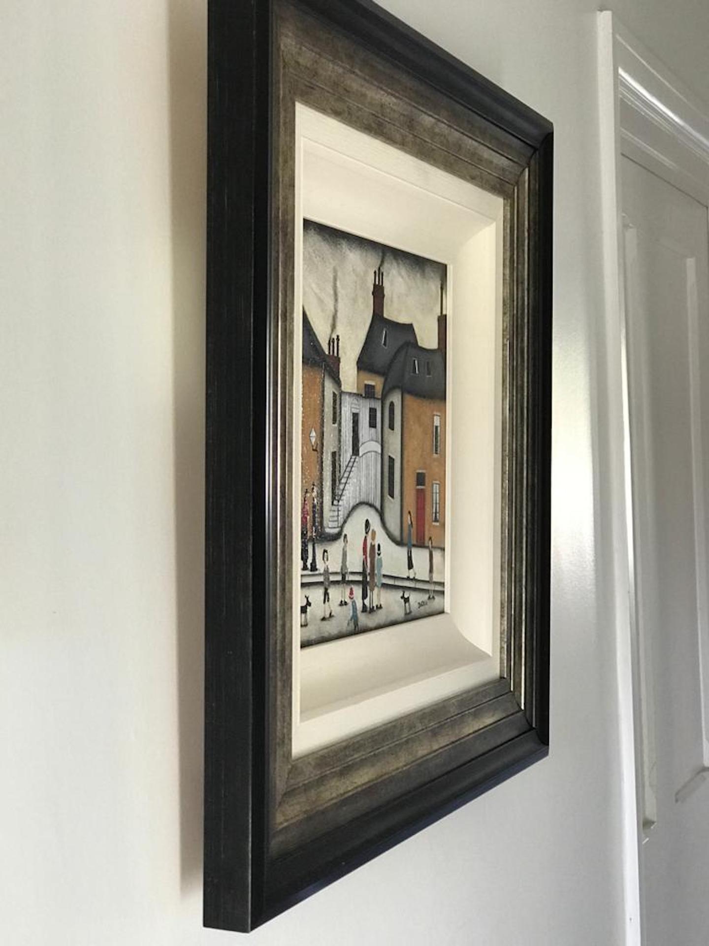 Sean Durkin
Village Life
Original Oil Painting
Oil Paint on Board
Image Size: H 29cm x W 29cm x D 1cm
Framed Size: H 57.5cm x W 57.5cm x D 5.5cm
Sold Framed in a Layered Black, Gold and Off-White Frame
Please note that in situ images are purely an