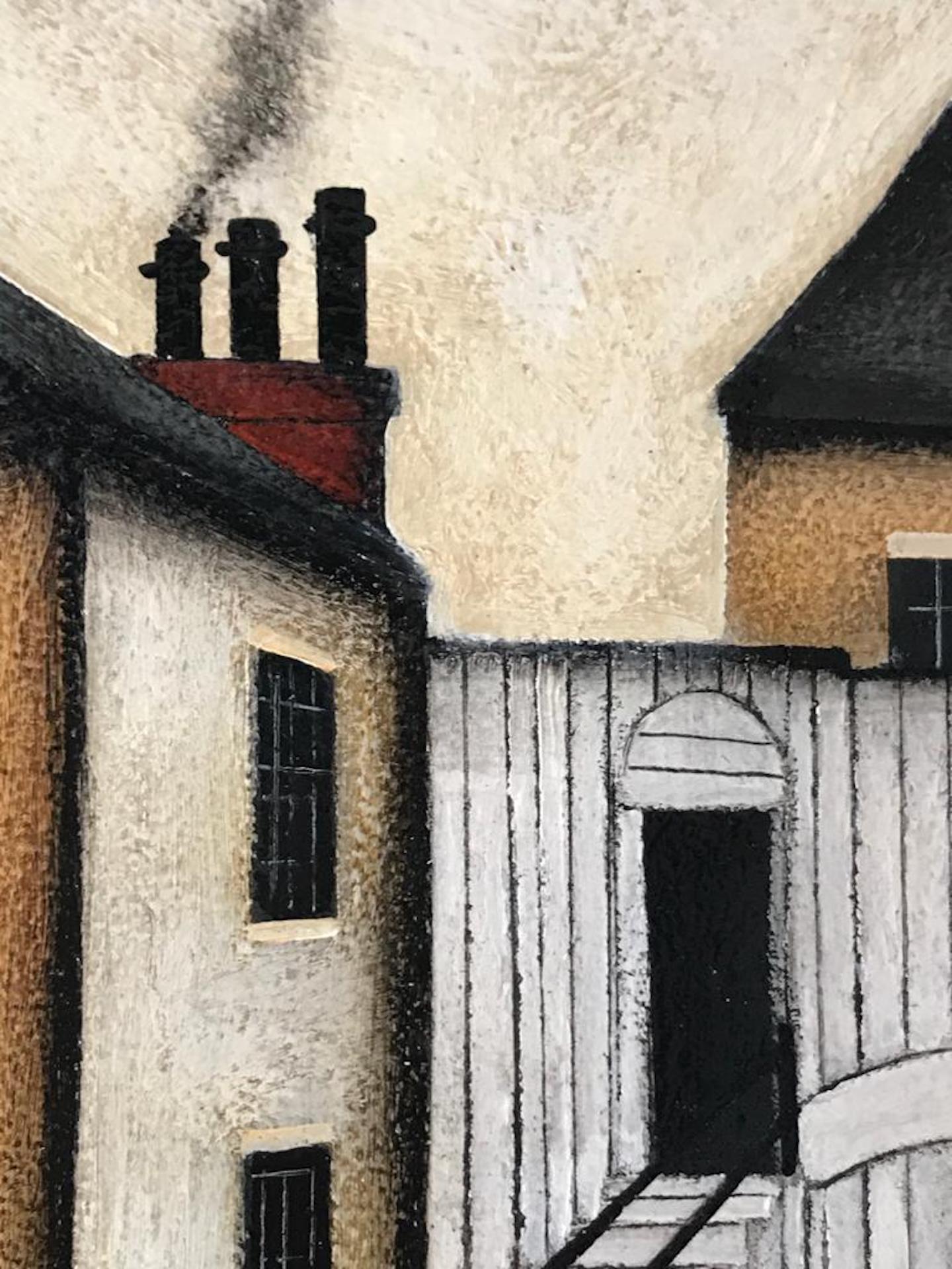 Sean Durkin, Village Life, Contemporary Painting in the Style of Lowry 3