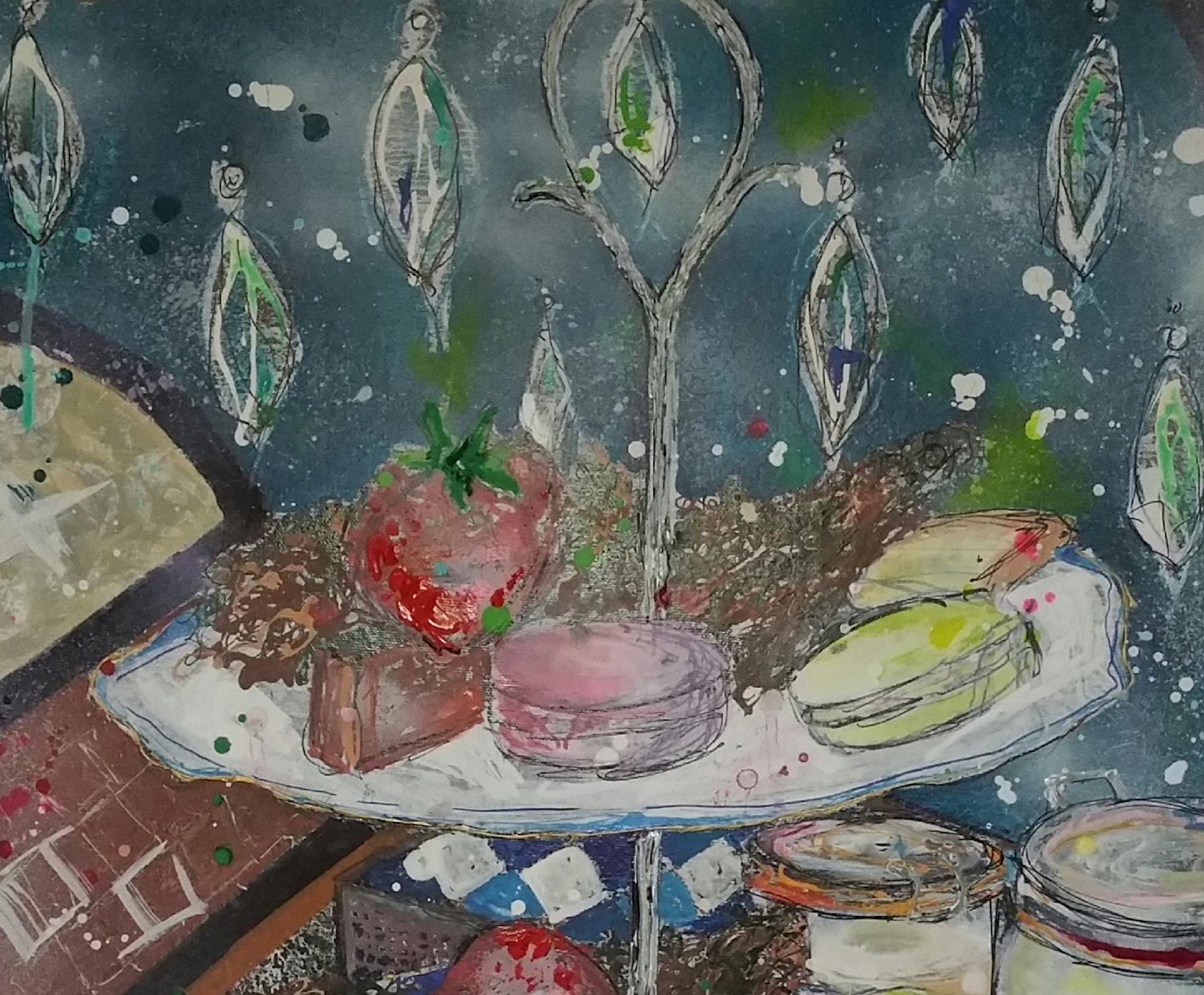 La Celebration BY JULIA ADAMS, Natura morta originale, arte luminosa per interni in vendita 1