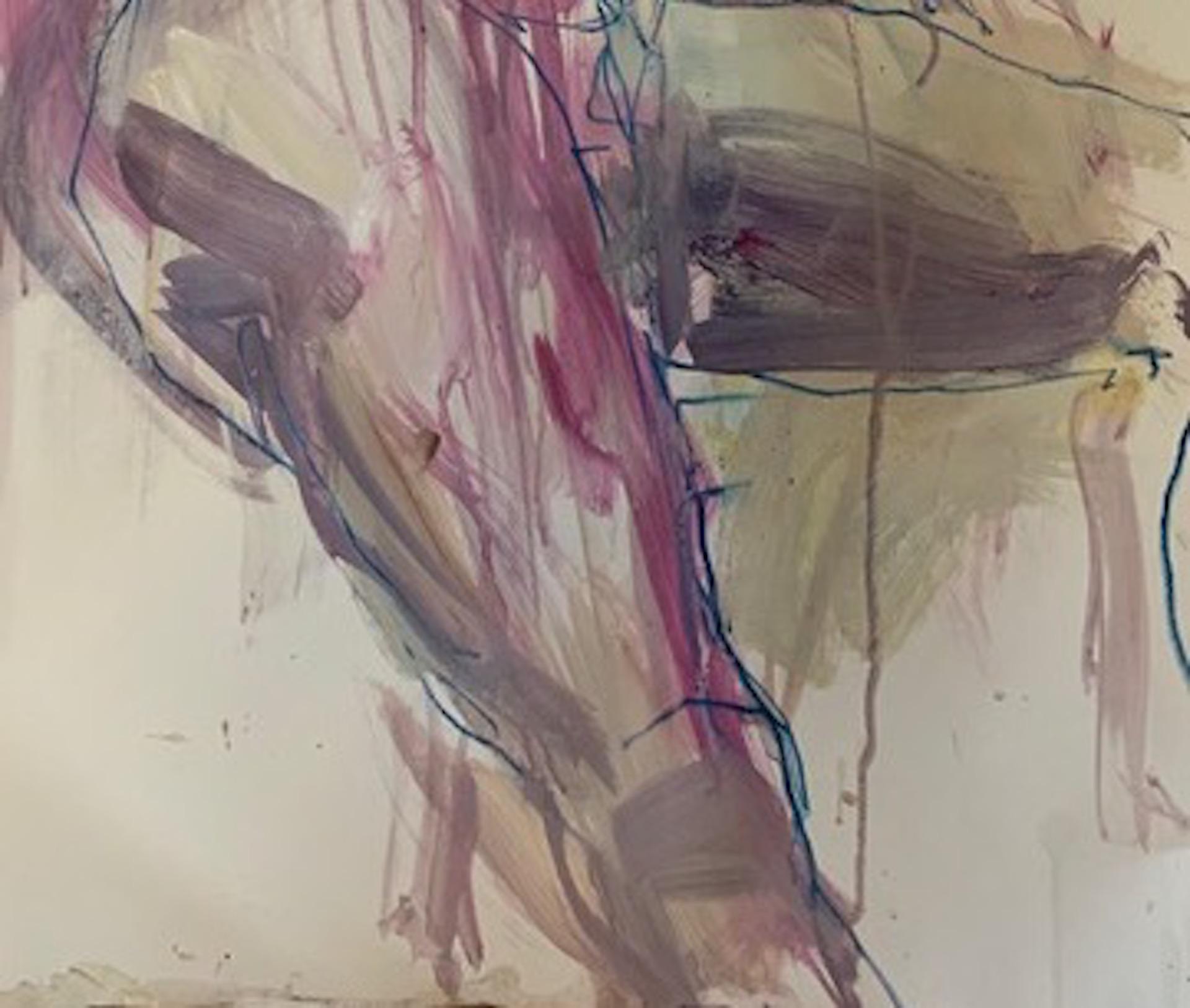 Judith Brenner, Rich Seated 3, peinture originale d'un nu, art figuratif, dessin de vie 3