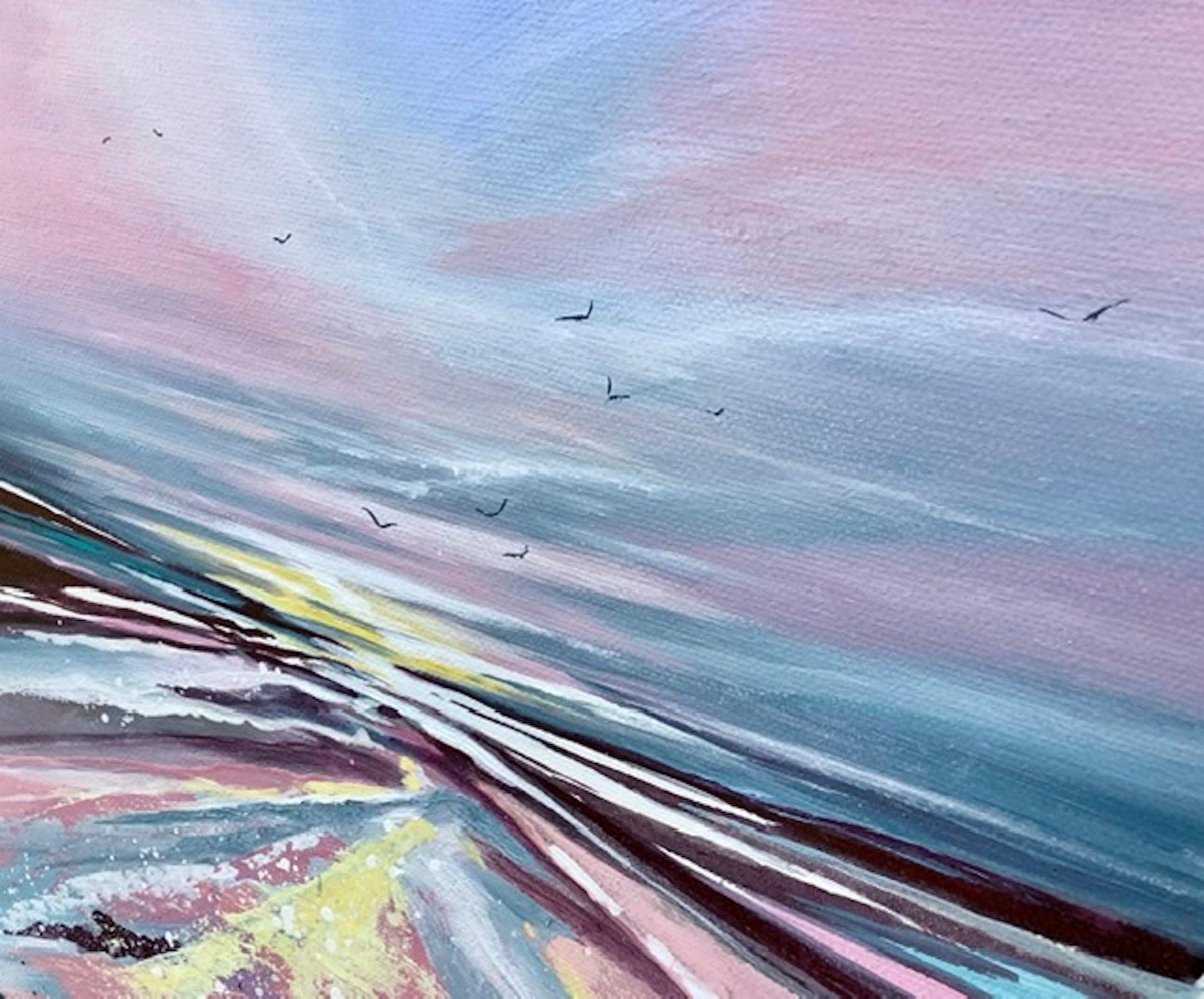 Adele Riley
Remembering You
Original Landscape Painting
Acrylic Paint and Ink on Canvas
Canvas Size: H 35cm x W 35cmx D 5.5cm
Sold Unframed
Please note that insitu images are purely an indication of how a piece may look.

Remembering You is an