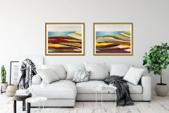 Sarah du Feu, Paisaje marino de Cornualles 1, Monocopia original, Arte Brillante, Arte Statement