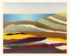 Sarah du Feu, Cornwall Seascape 2, Monoprint originale, Arte britannica contemporanea