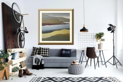 Drizzly Day in Haweswater par SARAH DU FEU, monogravure de paysage originale