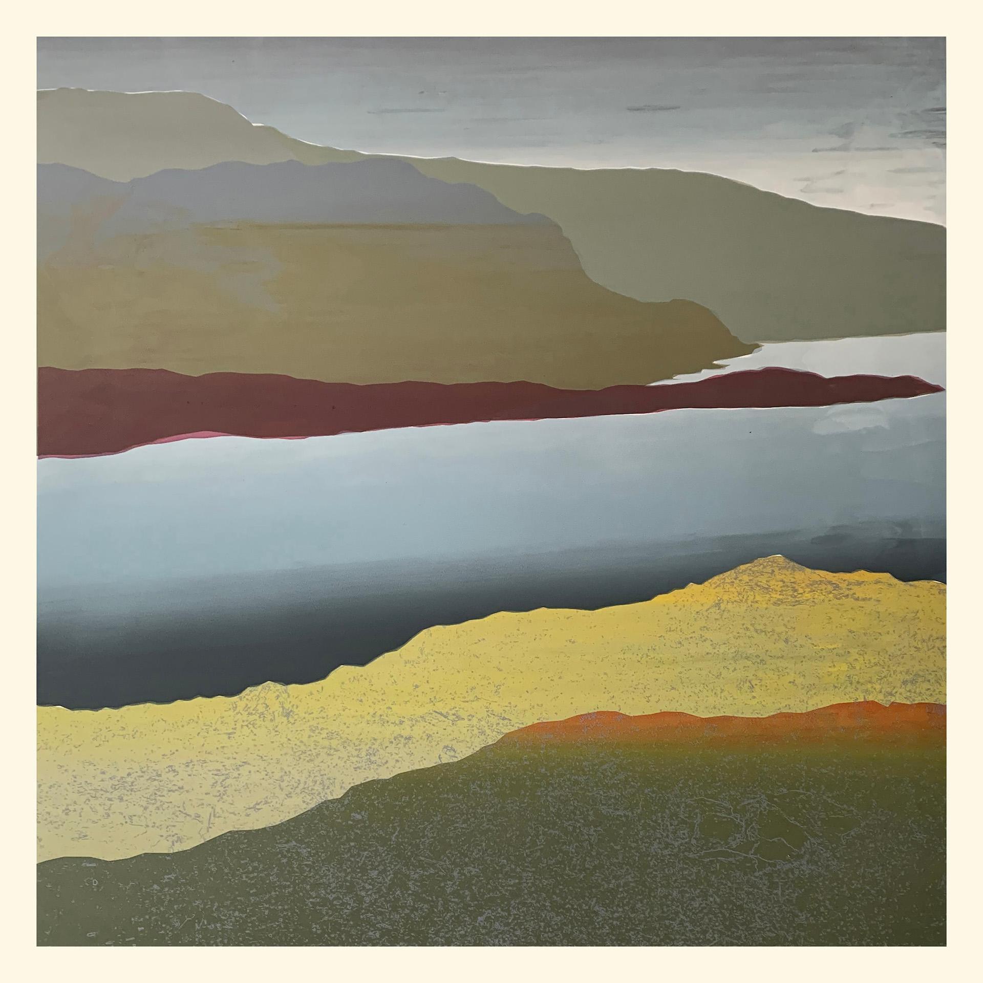 Drizzly Day in Haweswater BY SARAH DU FEU, Original Landscape Monoprint