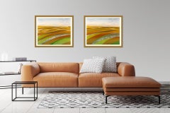 Maíz y nubes 3 DE SARAH DU FEU, Monocopia original Arte paisajístico contemporáneo