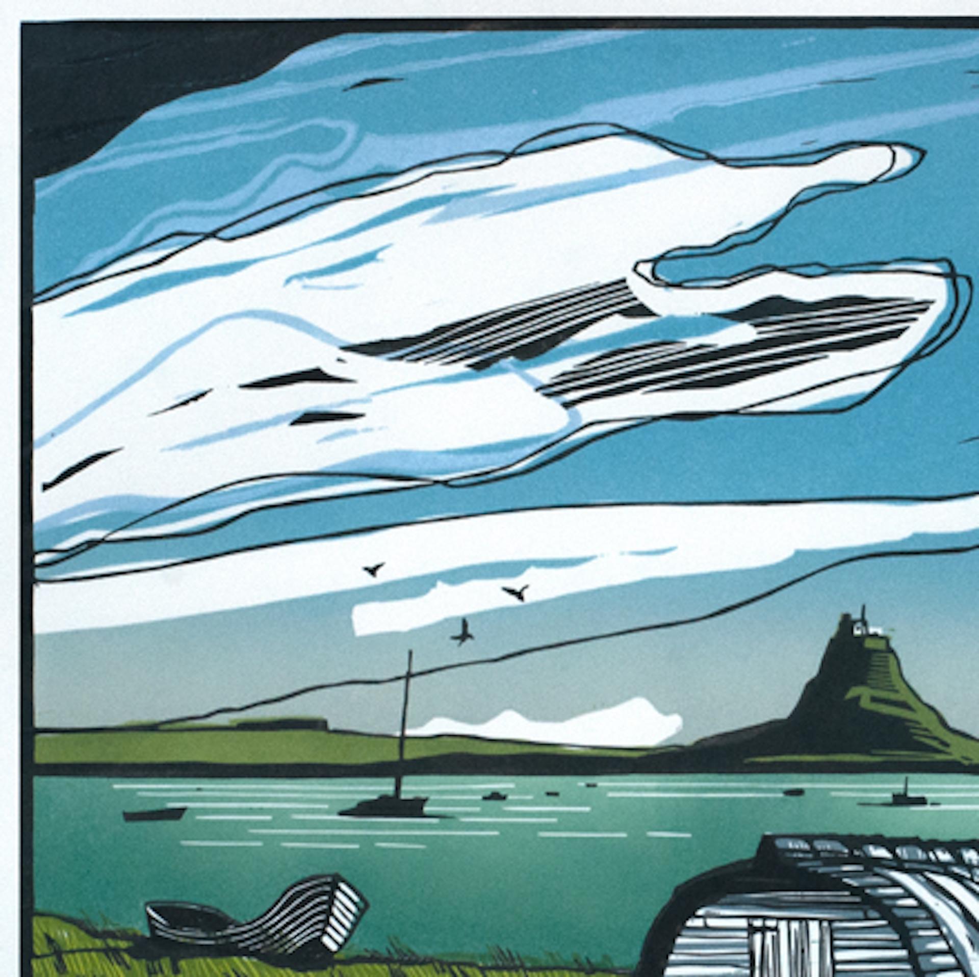 Colin Moore
Lindisfarne
Limited Edition Linocut Print
Edition of 100
Image Size: H 42cm  x  W 59.5cm
Sheet Size: H 51cm x W 67 cm x D 0.1cm
Sold Unframed
Please note that insitu images are purely an indication of how a piece may look.

Lindisfarne