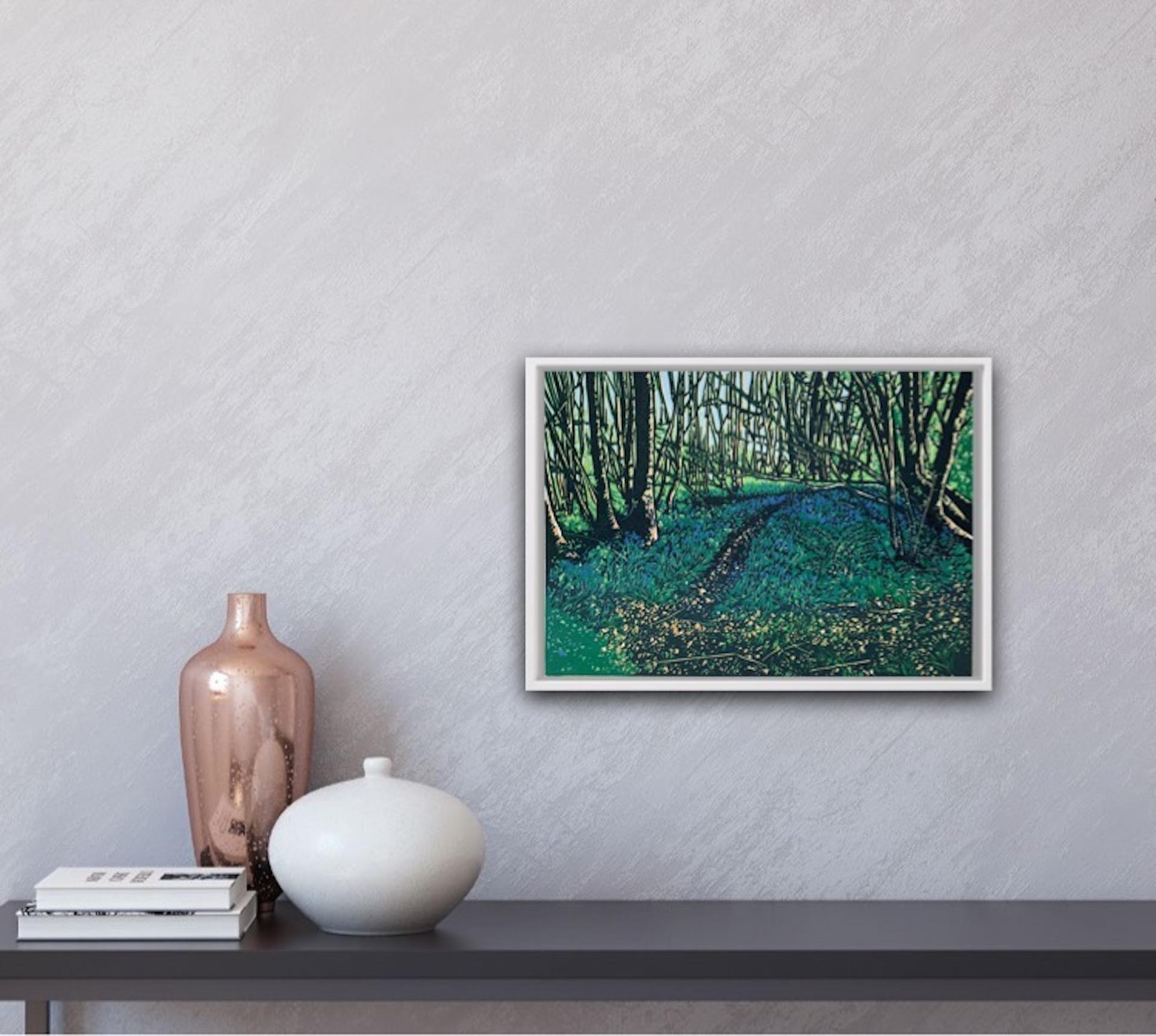 Jennifer Jokhoo, Emerald Forest, Contemporary Landscape Print, Affordable Art For Sale 2