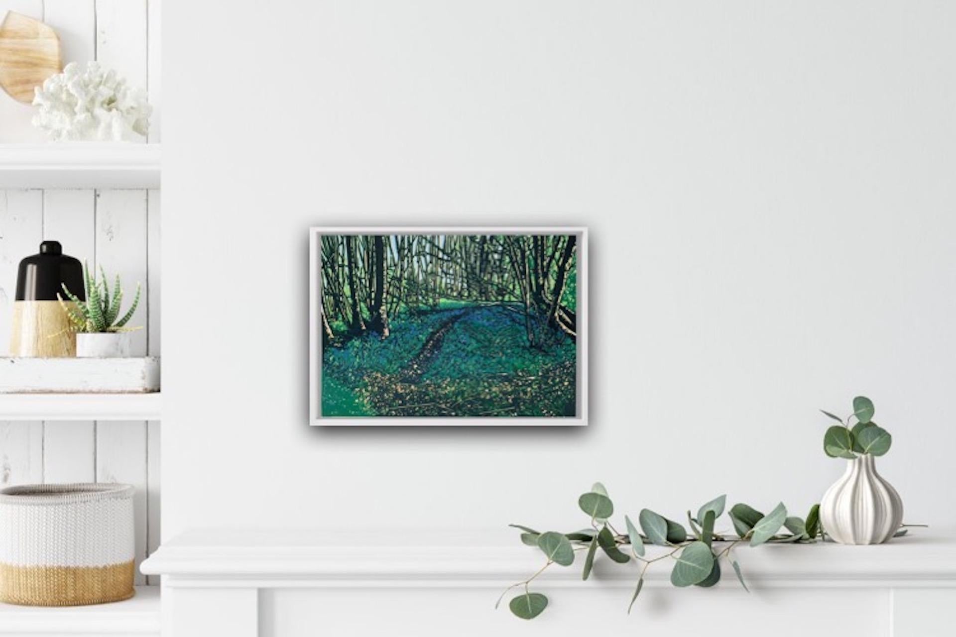 Jennifer Jokhoo, Forêt d'Émeraude, Impression de paysage contemporaine, Art abordable en vente 6