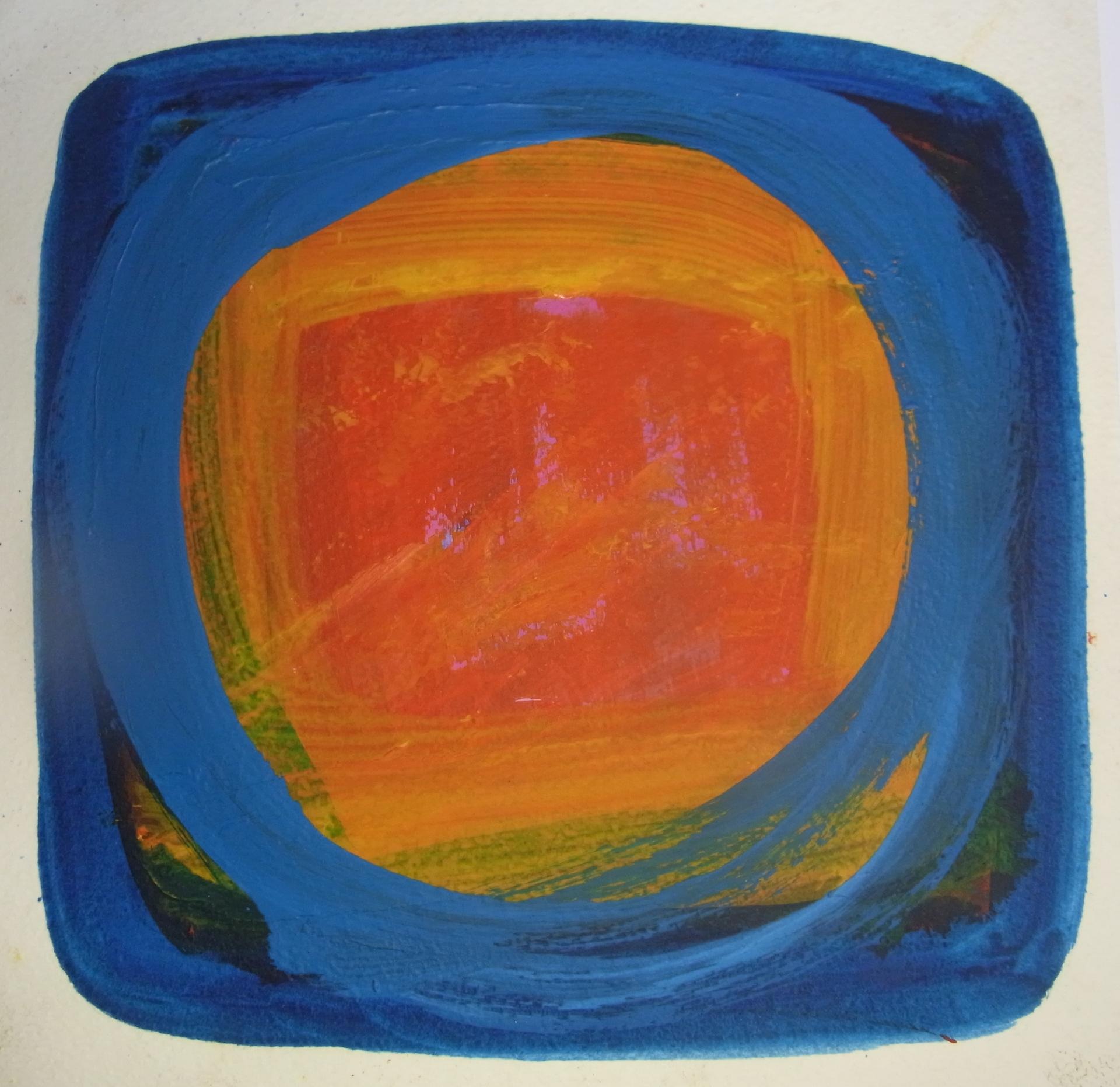 Julia Craig, Eclipse, Original Abstract Minimalist Painting, Expressionist Art