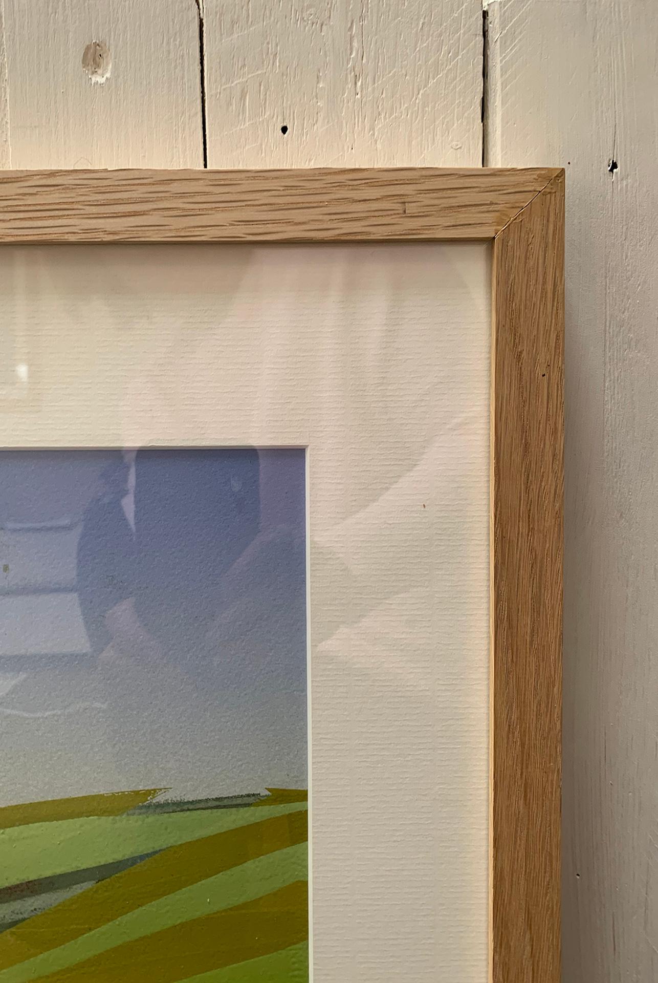 Sarah du Feu, Swaledale 2, Monoprint unico, Arte contemporanea del paesaggio in vendita 2