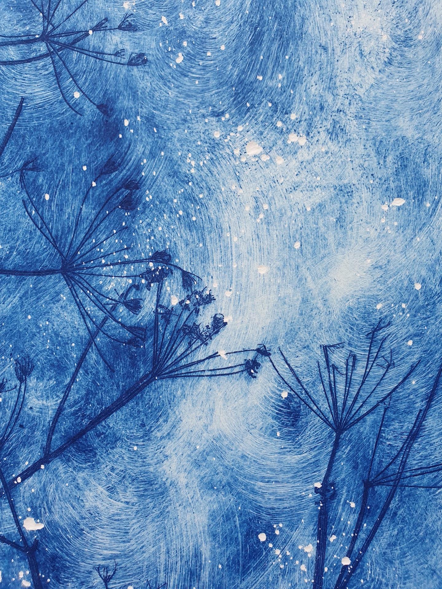 Charlie Davies, Winter winds, Contemporary Limited Edition Botanical Prints For Sale 2