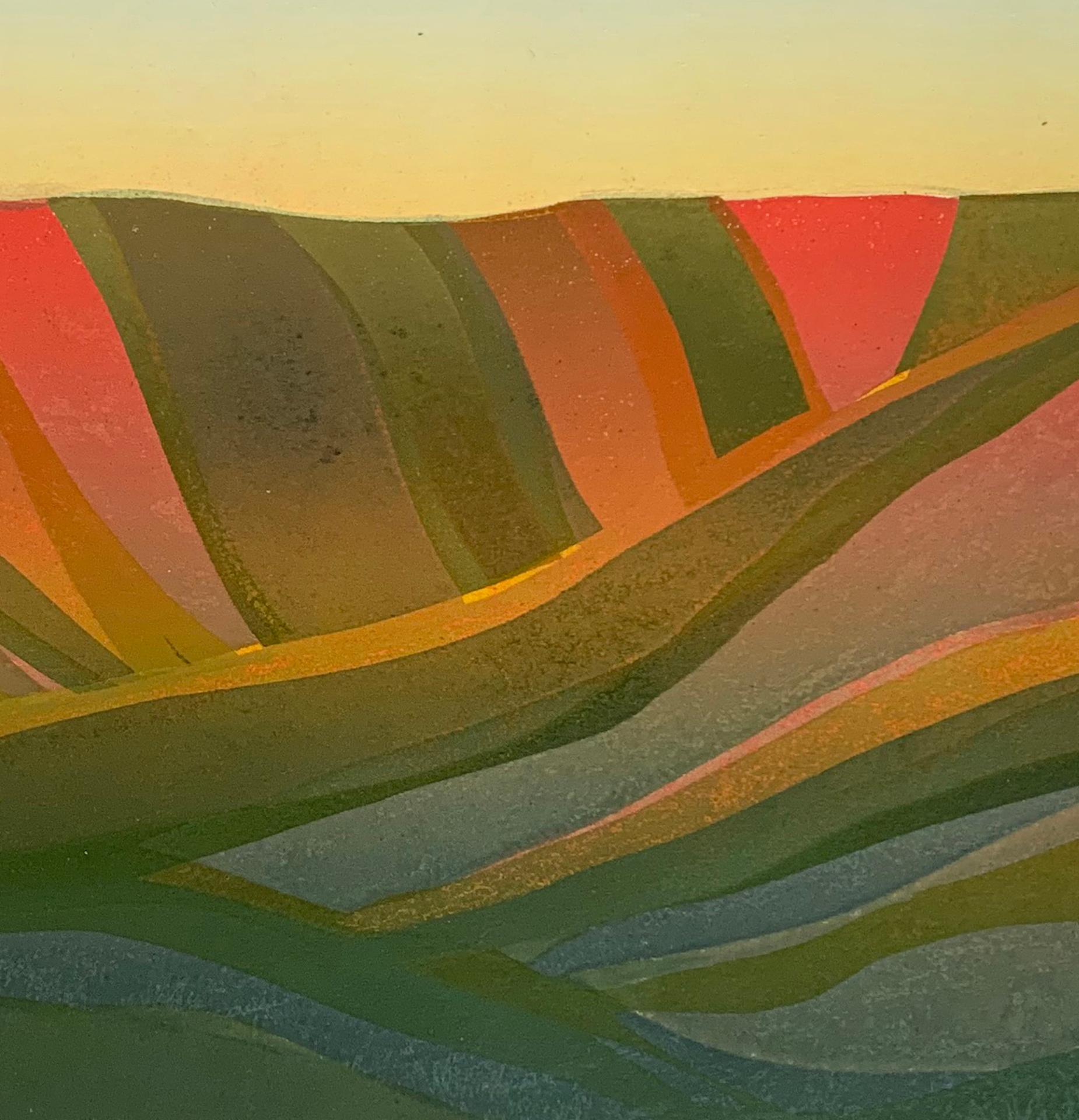 Sarah du Feu, Herradura de Kentmere, Monocopia original, Arte brillante, Arte asequible en venta 2
